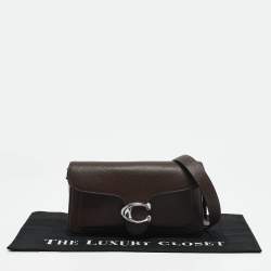 Coach Dark Brown Leather Tabby 26 Shoulder Bag