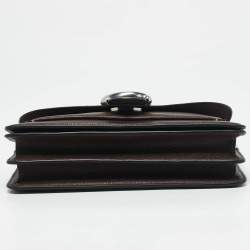 Coach Dark Brown Leather Tabby 26 Shoulder Bag