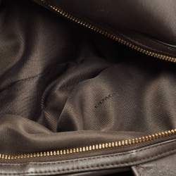 Coach Choco Brown/Beige Signature Canvas Edie Shoulder Bag