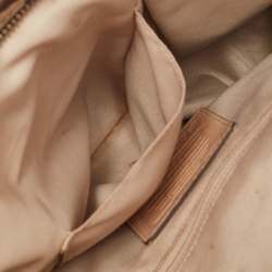 Coach Beige Signature Canvas and Leather Top Zip Tote 