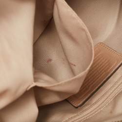 Coach Beige Signature Canvas and Leather Top Zip Tote 