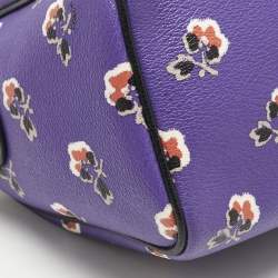 Coach Multicolor Floral Print Coated Canvas Mini Bennett Satchel