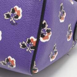 Coach Multicolor Floral Print Coated Canvas Mini Bennett Satchel
