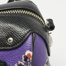 Coach Multicolor Floral Print Coated Canvas Mini Bennett Satchel