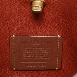 Coach Beige/Brown Signature Coated Canvas and Leather Willow Tote