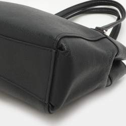 Coach Black Leather Mini Brooke Carryall Satchel