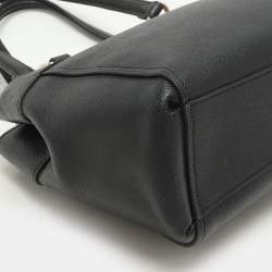 Coach Black Leather Mini Brooke Carryall Satchel
