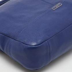 Coach Blue Pebble Leather Park Hobo