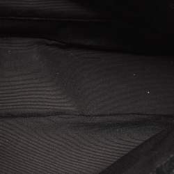 Coach Black Leather Logo Embossed Jes Flap Messenger Bag