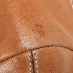 Coach Black/Brown Denim and Leather Frame Shoulder Bag