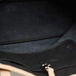 Coach Black/Tan Coated Canvas Small Metro Horse Carriage Shopper Tote