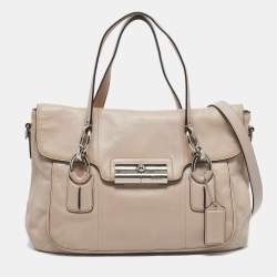 Coach Pink Leather Kristin Satchel