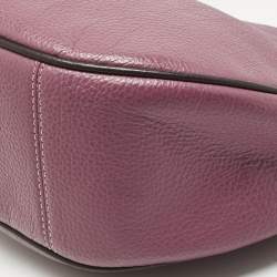 Pre Owned Coach Pink/Burgundy Leather Mara Hobo