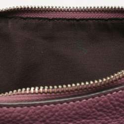 Pre Owned Coach Pink/Burgundy Leather Mara Hobo