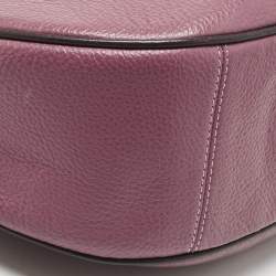 Pre Owned Coach Pink/Burgundy Leather Mara Hobo