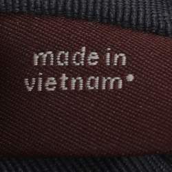 Pre Owned Coach Light Blue Signature Leather Mini Brooke Carryall Satchel