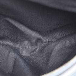 Pre Owned Coach Light Blue Signature Leather Mini Brooke Carryall Satchel