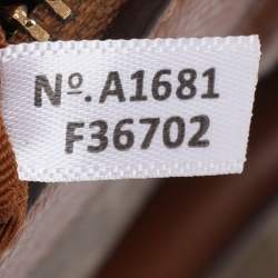 Pre Owned Coach Beige/Brown Signature Coated Canvas and Leather Mini Bennett Satchel