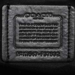 مملوكة مسبقًا Coach Black Leather Avary Carryall Satchel