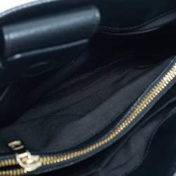 Pre Owned Coach Black Leather Margot Carryall Satchel