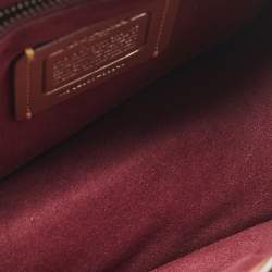 Pre Owned Coach Tricolor Signature Coated Canvas and Leather Parker Top Handle Bag