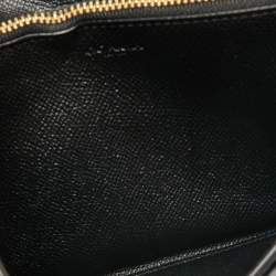 Pre Owned Coach Black Leather Chain Crossbody Bag