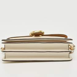 Pre Owned Coach White Pebbled Leather Tabby 26 Shoulder Bag