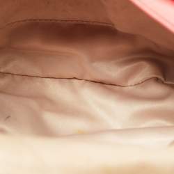 Pre Owned Coach Coral Pink Leather Madison Anabelle Crossbody Bag