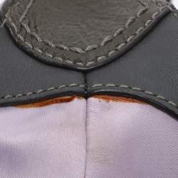 مملوكة مسبقًا حقيبة كتف كوتش ماديسون ماجي جلد لامع أخضر داكن