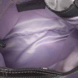 مملوكة مسبقًا حقيبة كتف كوتش ماديسون ماجي جلد لامع أخضر داكن