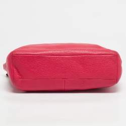 Pre Owned Coach Pink Leather Small Kelsey Satchel