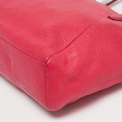 Pre Owned Coach Pink Leather Small Kelsey Satchel