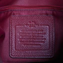 Pre Owned Coach Red Leather Edie Shoulder Bag