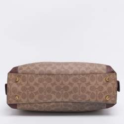 مملوكة مسبقًا Coach Multicolor Coated Canvas and Leather Colorblock Dalton Shoulder Bag 