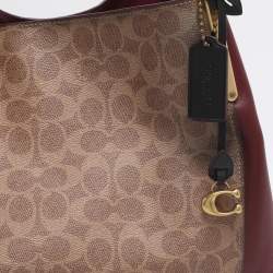 مملوكة مسبقًا Coach Multicolor Coated Canvas and Leather Colorblock Dalton Shoulder Bag 