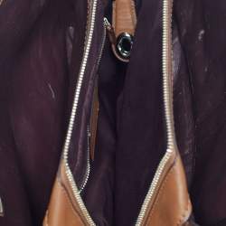 Pre Owned Coach Brown Leather Brooklyn Carryall Satchel