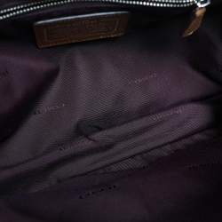 Pre Owned Coach Brown Leather Brooklyn Carryall Satchel