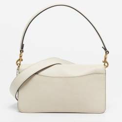 Pre Owned Coach Ivory Leather Tabby 26 Shoulder Bag