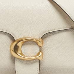 Pre Owned Coach Ivory Leather Tabby 26 Shoulder Bag