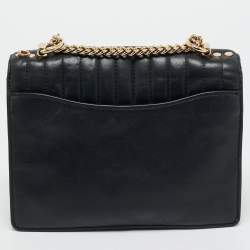 Pre Owned Coach Black Quilted Leather Klare Crossbody Bag