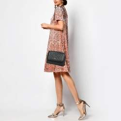 Pre Owned Coach Black Quilted Leather Klare Crossbody Bag