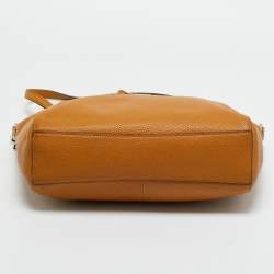 Pre Owned Coach Tan Leather Prairie Satchel