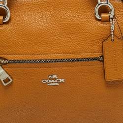 Pre Owned Coach Tan Leather Prairie Satchel