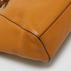 Pre Owned Coach Tan Leather Prairie Satchel