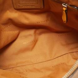 Pre Owned Coach Tan Leather Prairie Satchel