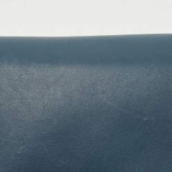 Pre Owned Coach Blue Leather Dinky Crossbody Bag