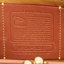 Pre Owned Coach Blue Leather Dinky Crossbody Bag