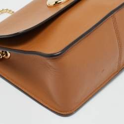 Pre Owned Coach Brown Leather Bowery Crossbody Bag