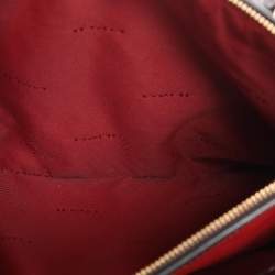 Pre Owned Coach Burgundy Leather Brooklyn Carryall Satchel
