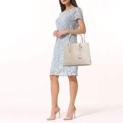 Pre Owned Coach Tan Leather Ashley Satchel